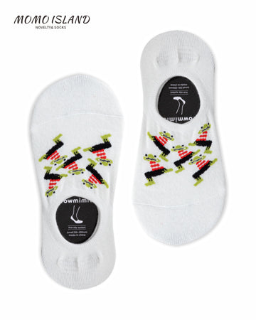 MoMo Island Comfortable Frog Patterned Invisible Socks for Men