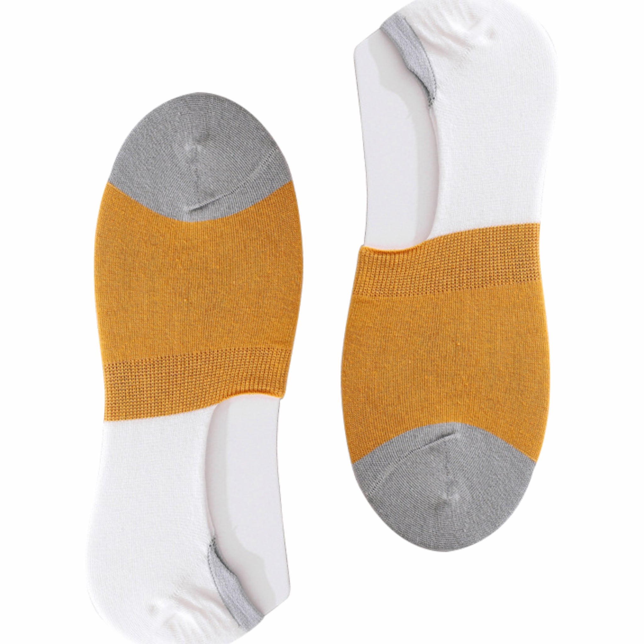  MoMo Island Men's Breathable Color - Blocked Low - Cut Socks